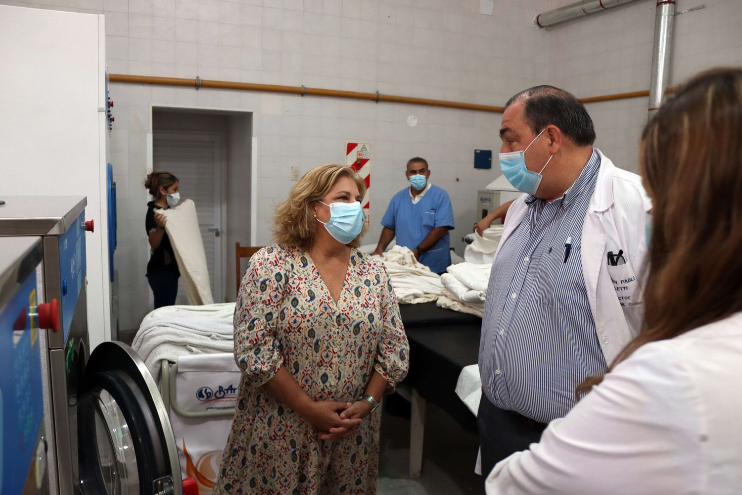 Se inauguró un nuevo lavadero del hospital Cullen