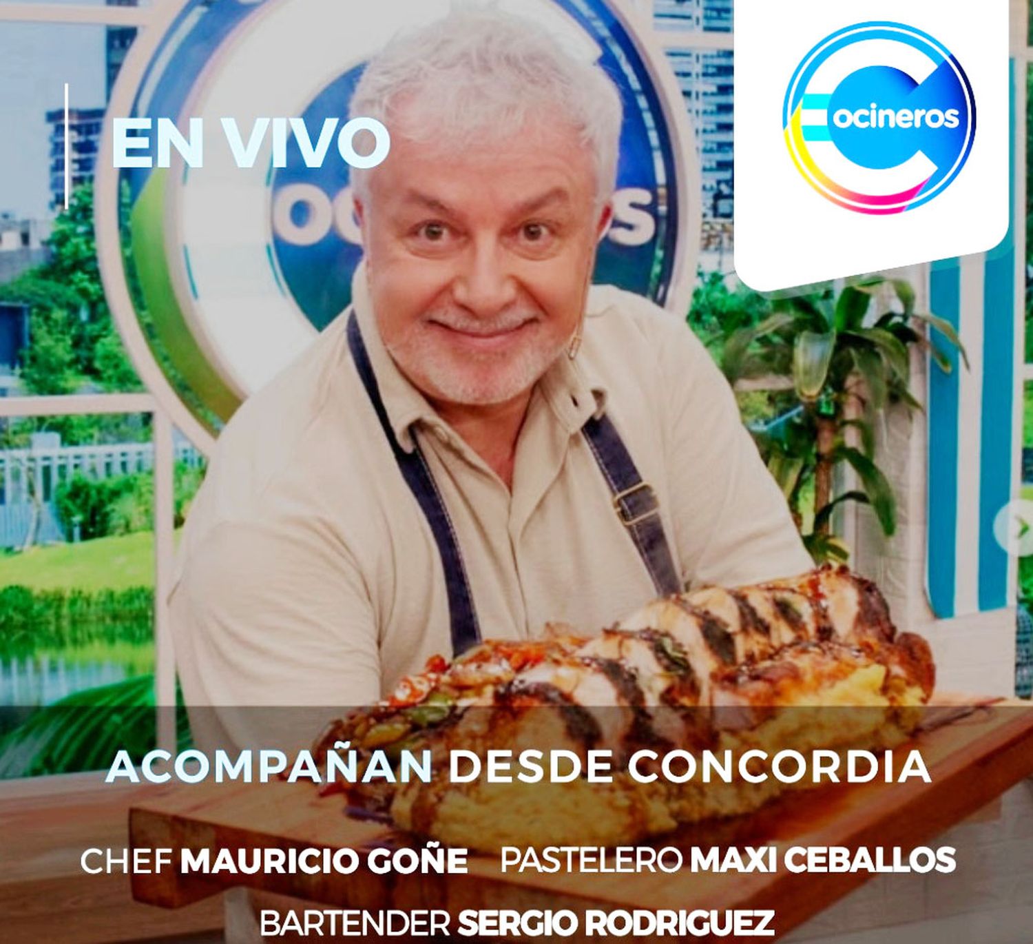 Cocineros Argentinos transmitirá en vivo desde Concordia