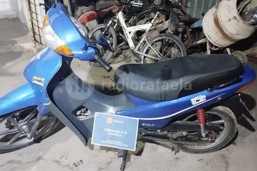 Por el Centro de Monitoreo, recuperaron una moto que estaba siendo buscada