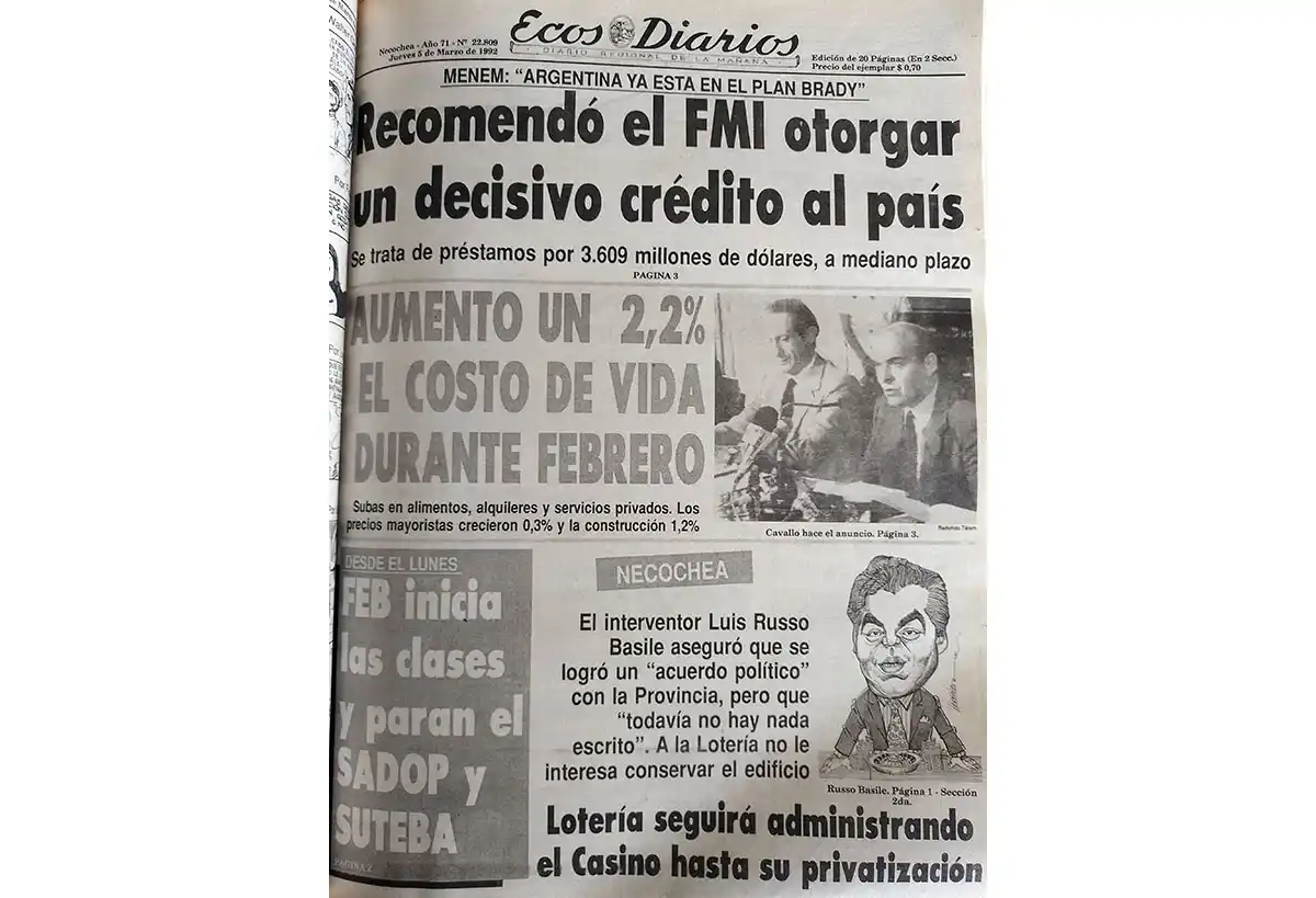 Jueves 5 de marzo de 1992