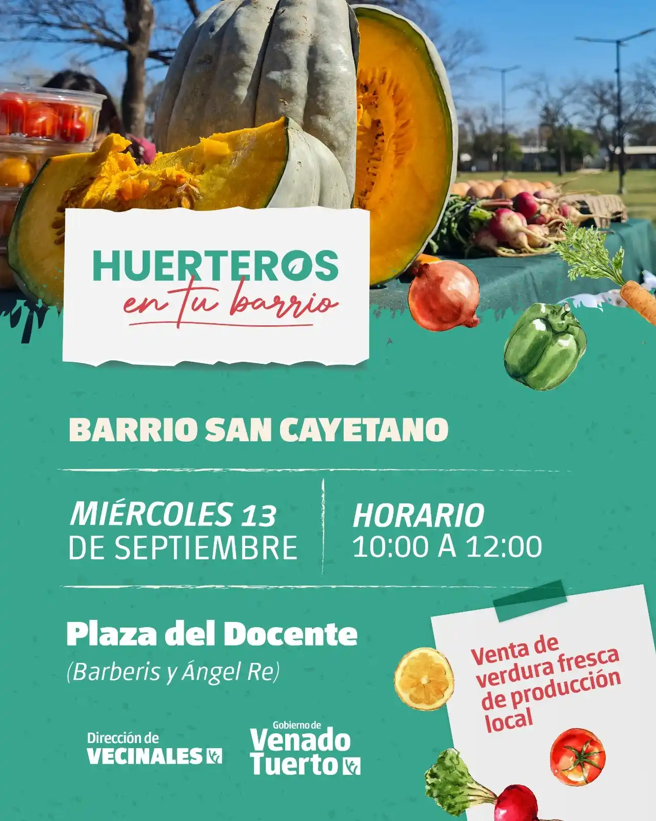 Huerteros en tu barrio