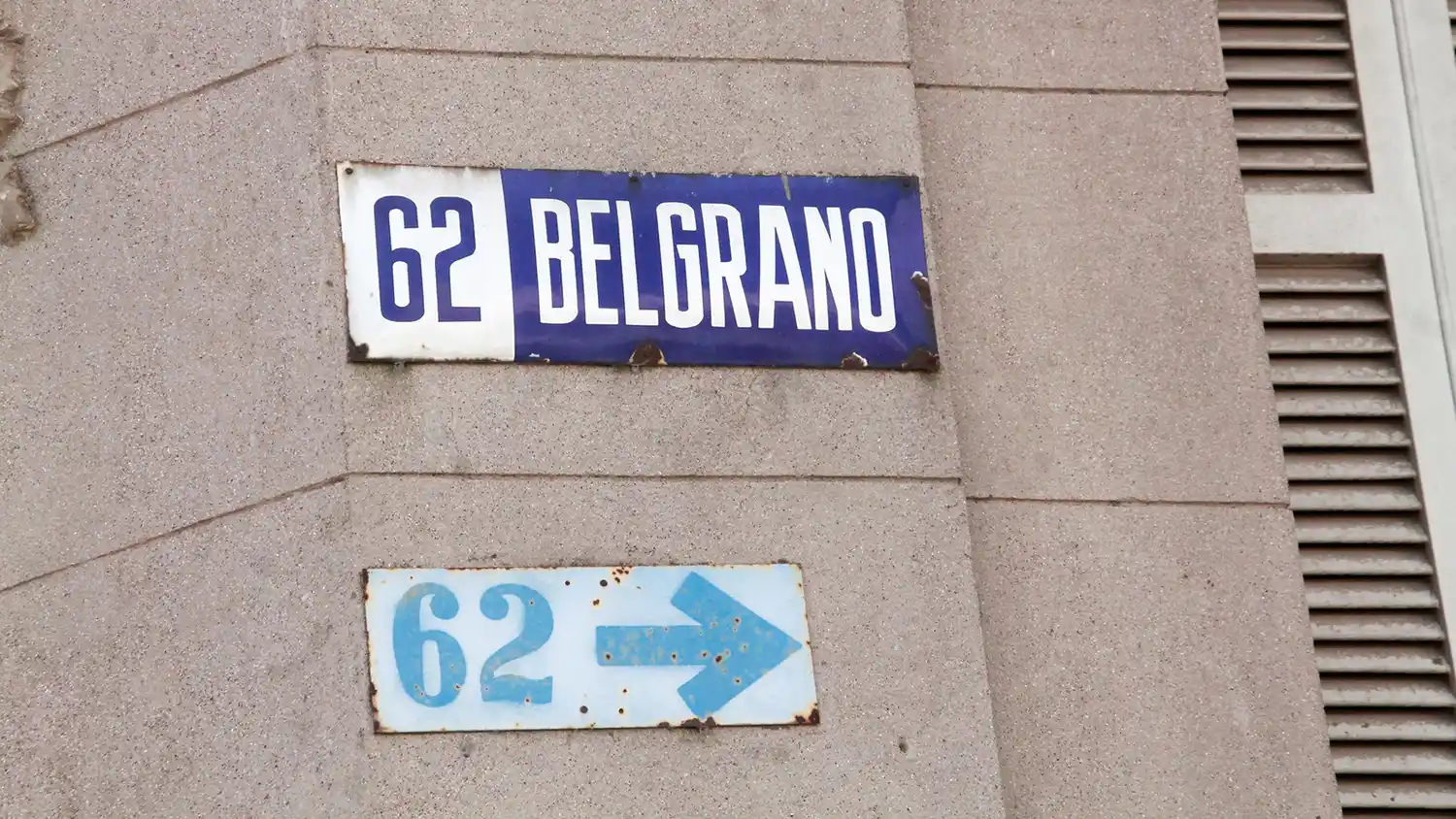 Doble identificación. La calle 62 y su nombre de Belgrano