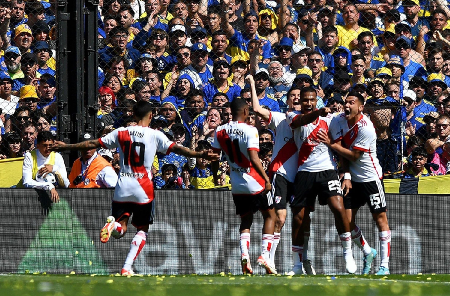 River se quedó con el Superclásico y venció 2-0 a Boca en la Bombonera