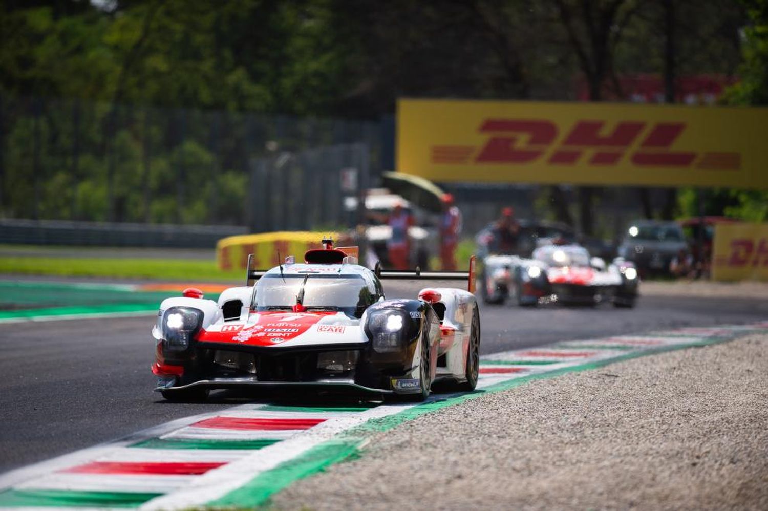 El toyota que piloteó "Pechito" López.