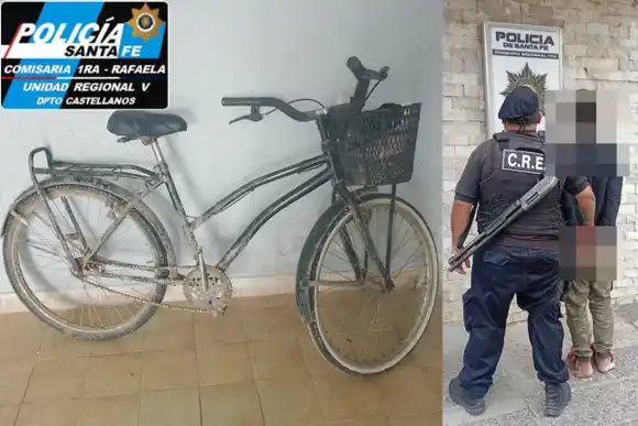 Robó un tacho de leche del patio de una vecina y apareció más tarde sobre un techo en barrio Mosconi