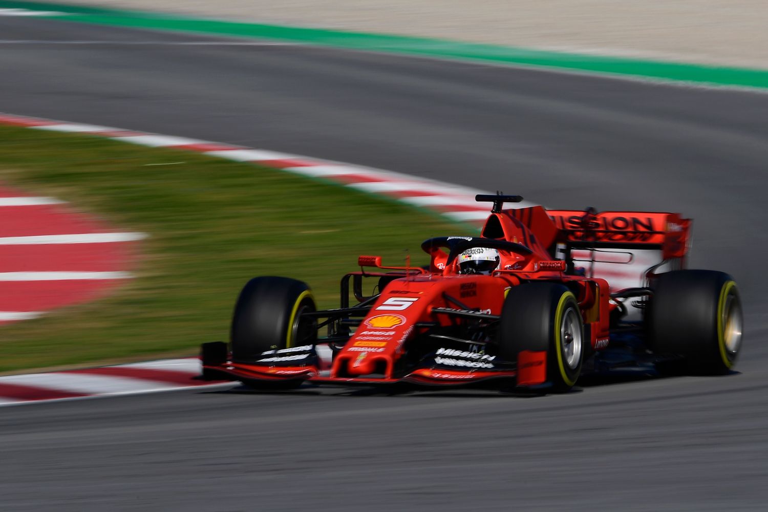 Fuerte accidente de Vettel