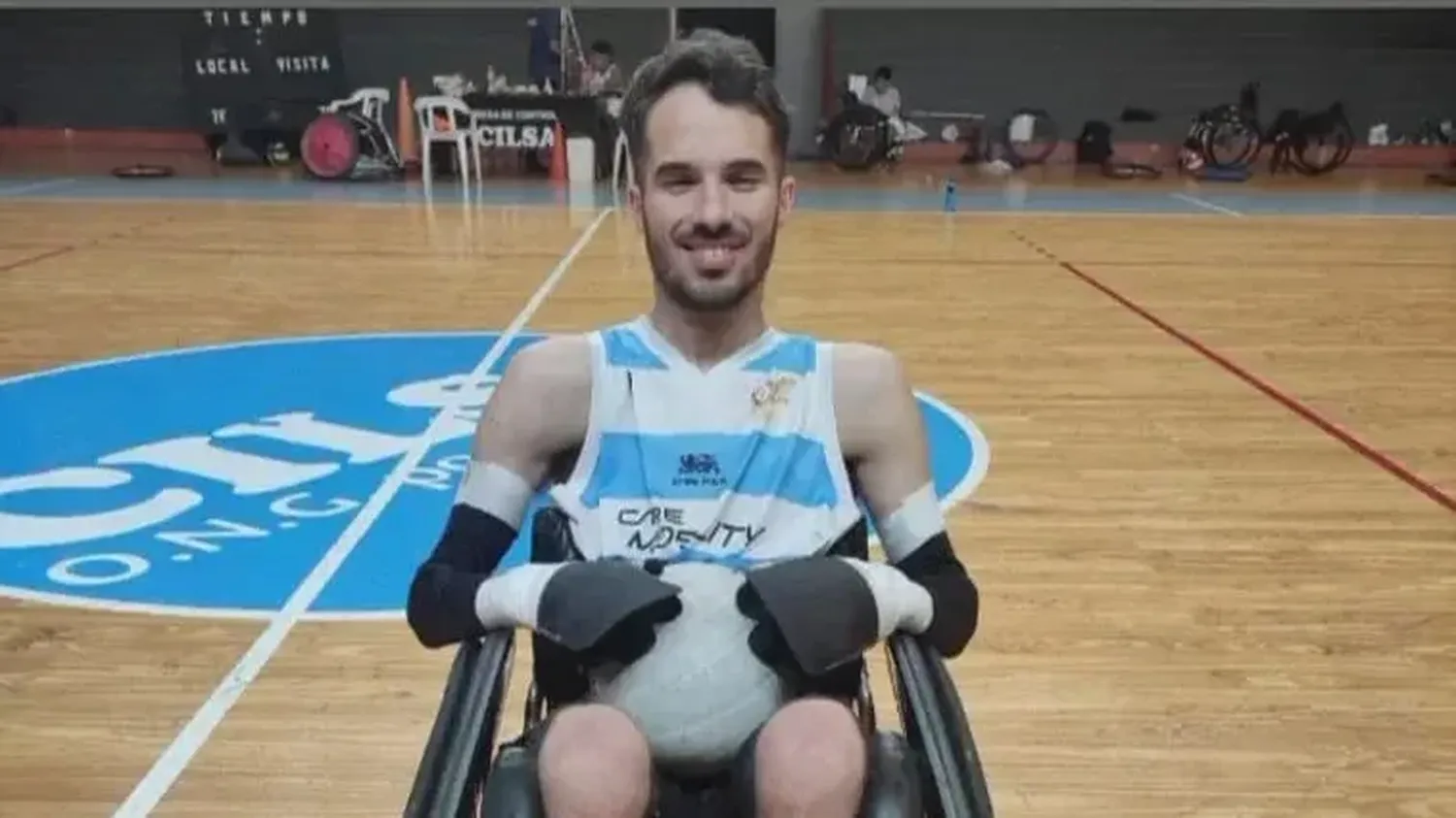 Facundo Costanzo, jugador de la Selección de Rugby Adaptado.