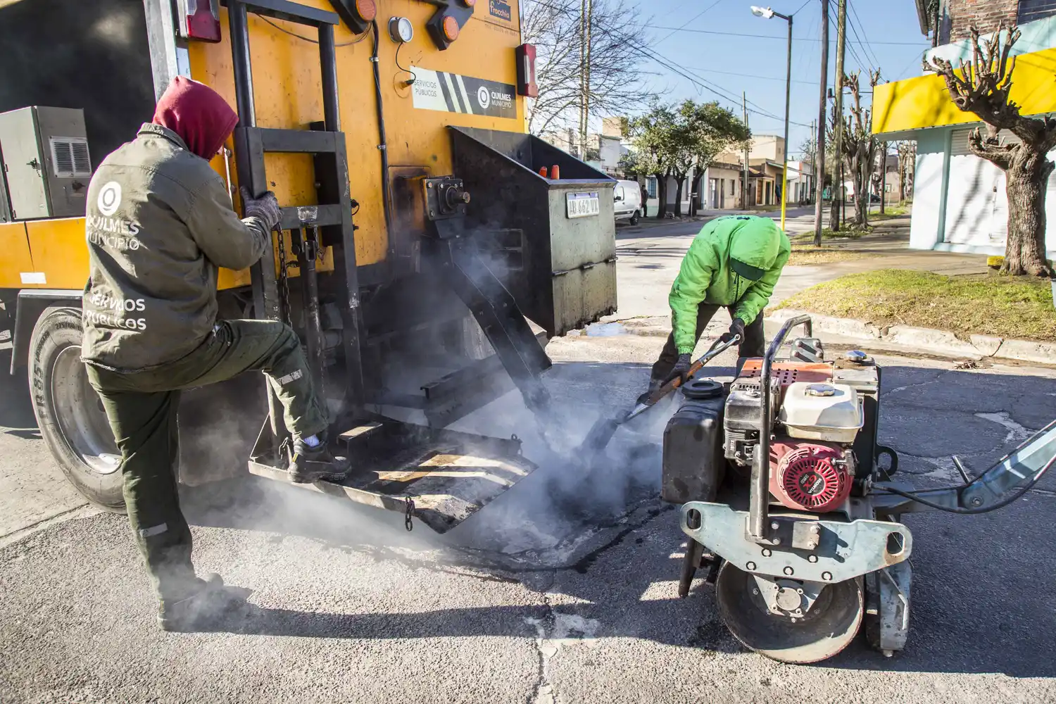 Repavimentaciones, luminarias led , infraestructura hidráulica y saneamiento en Quilmes