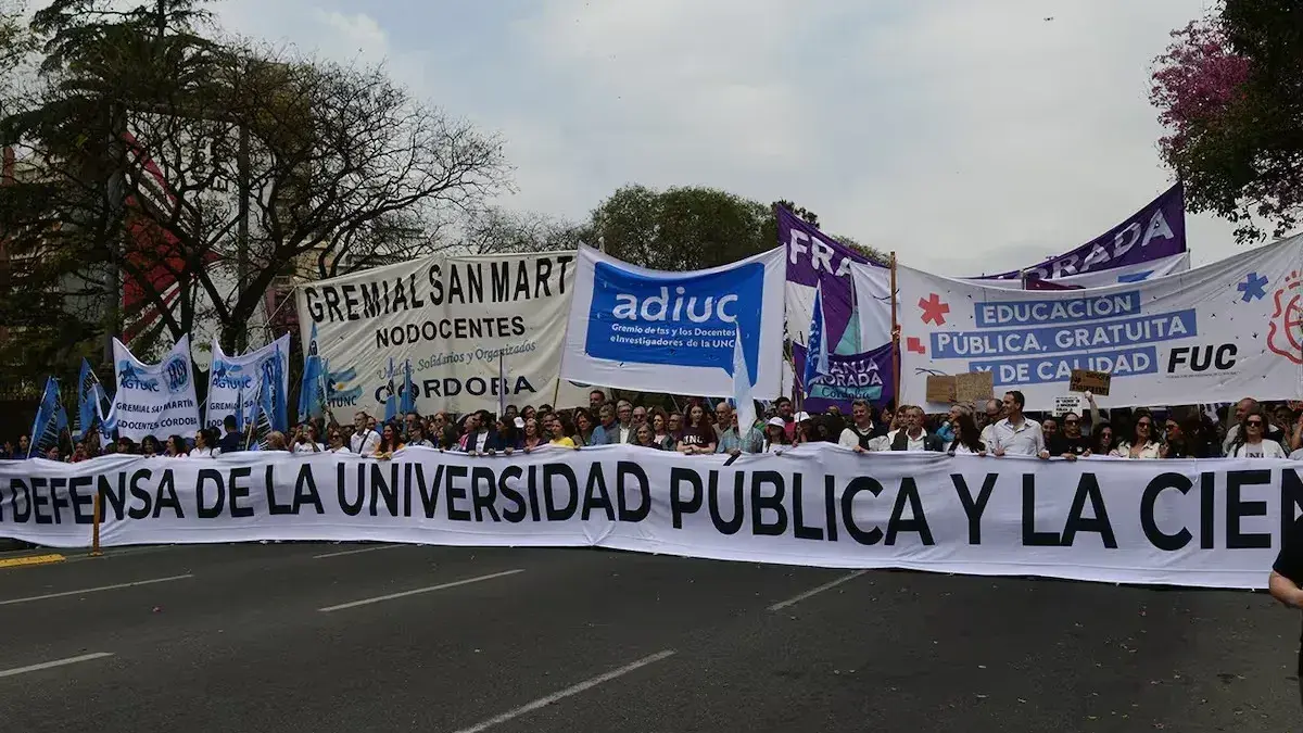 Quinta. El número de la Marcha Federal Universitaria de este 15 de octubre.