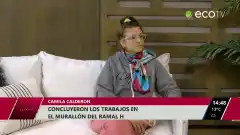 Concluyeron los trabajos en el murallón del Ramal H