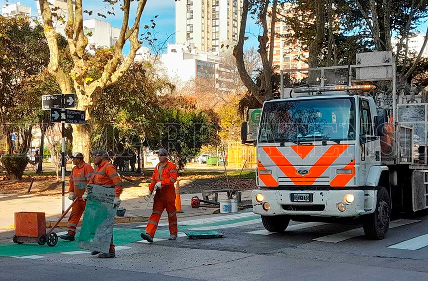 Cortes por obras viales en distintas zonas de Mar del Plata