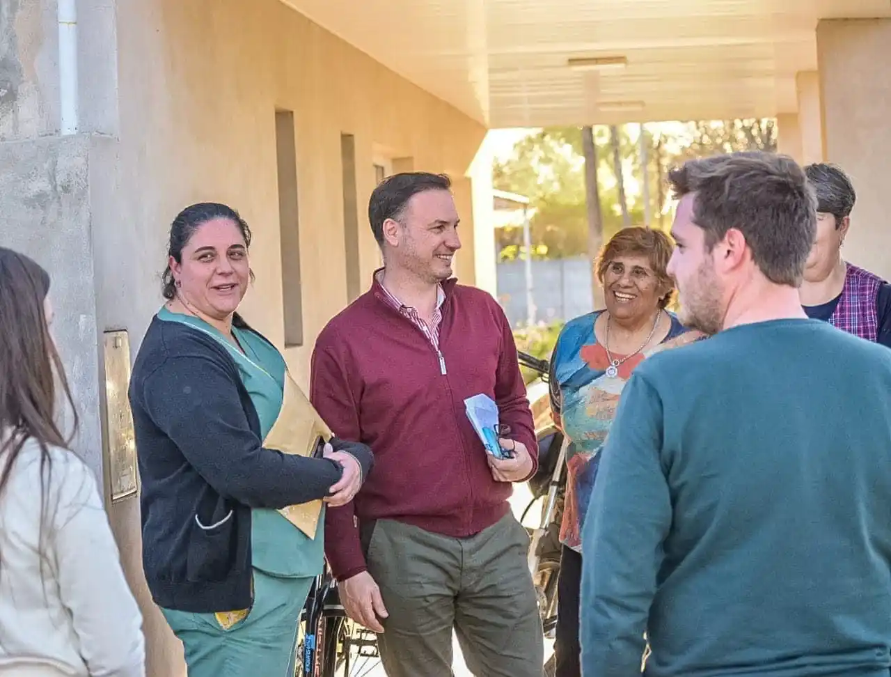 Nutrida agenda del senador Enrico en Diego de Alvear 