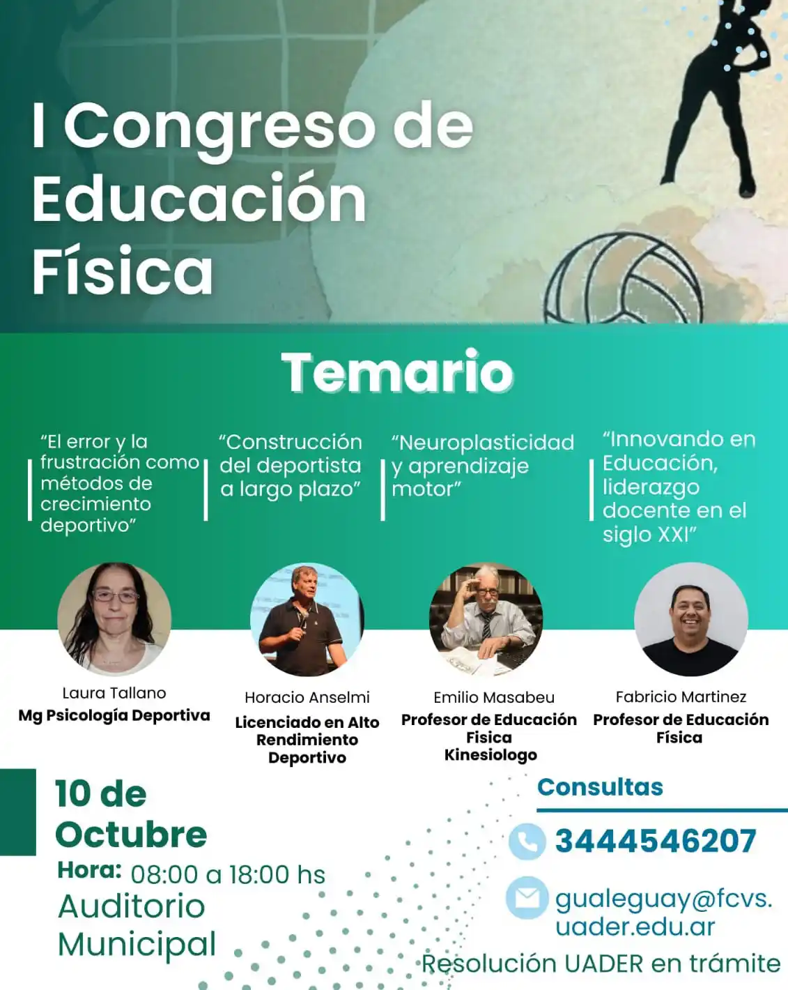 Primer Congreso de Educación Física en nuestra ciudad