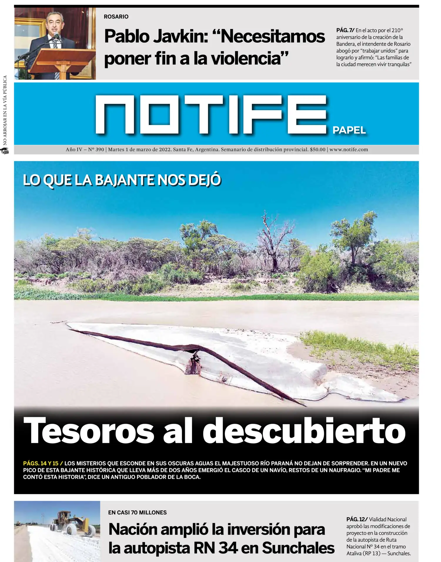 Semanario Notife: Edición N° 390