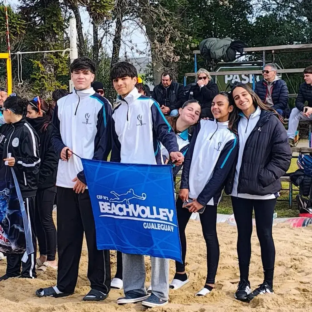 El CEF N.º 2 brilló en el Sudamericano de Academias de Beach Vóley