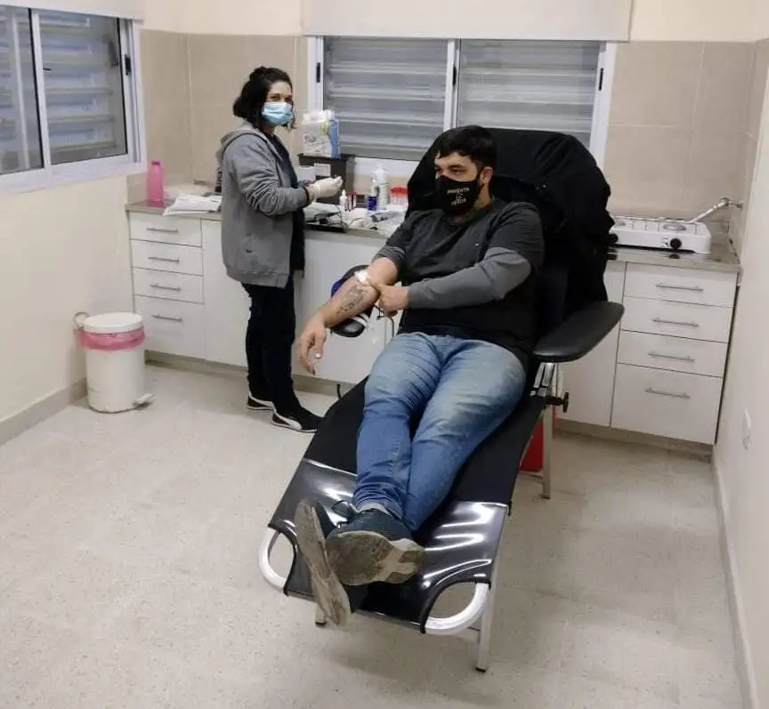 El Banco de Sangre realizó una nueva colecta en el Hospitalito Baggio