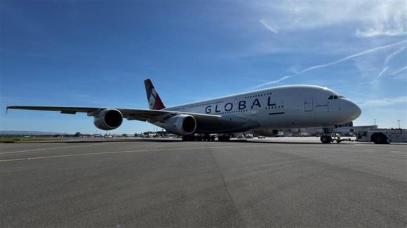 Global Airlines completó su primer vuelo transatlántico en A380 hacia Nueva York