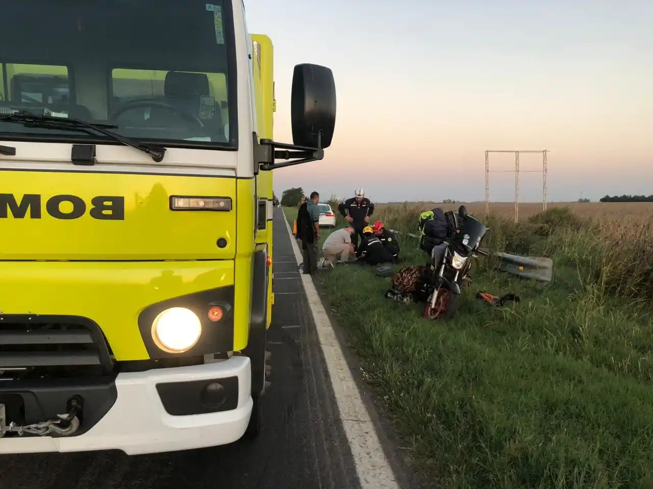 Los tripulantes del accidentes en ruta 8 eran oriundos de Lanús.
