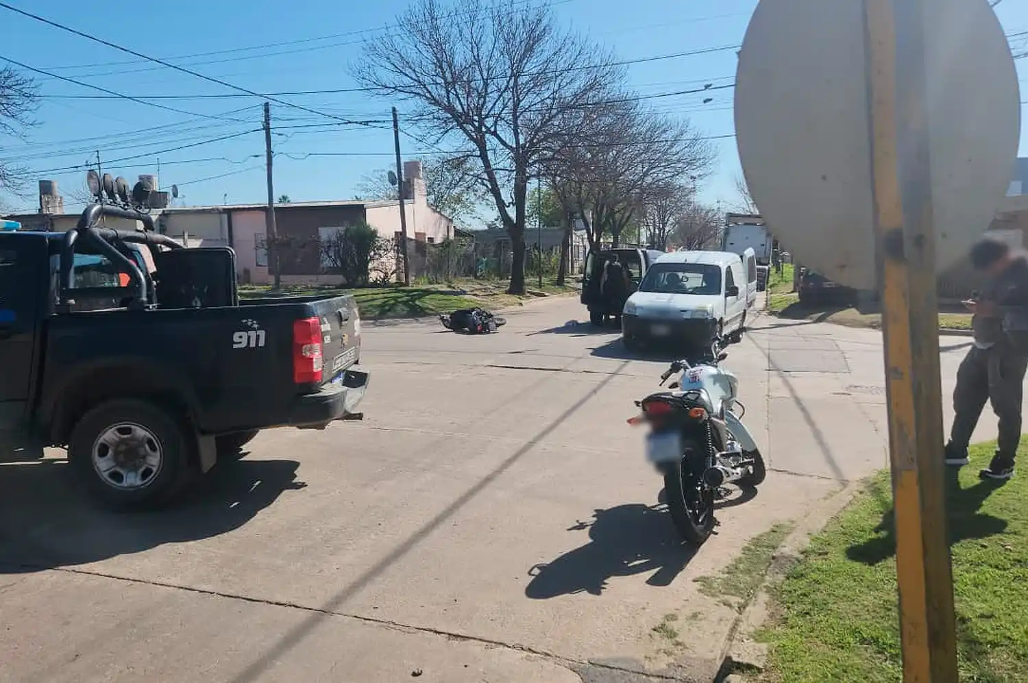 accidente de transito barranquitas choque rafaela siniestro vial policia tarde - 3