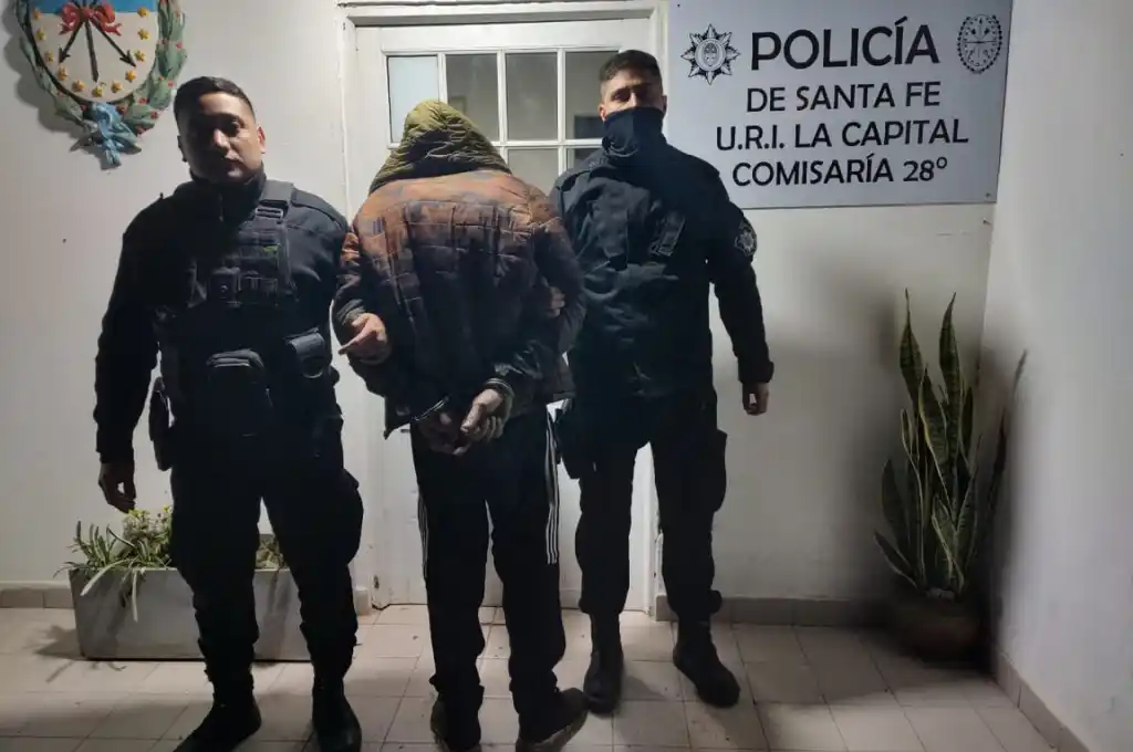 Delincuente detenido en Colastiné Norte