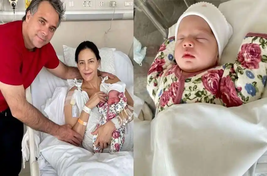 Nació Lupe, segunda hija de Lucha Aymar y el ex tenista Fernando González: «Feliz y agradecida a la vida»