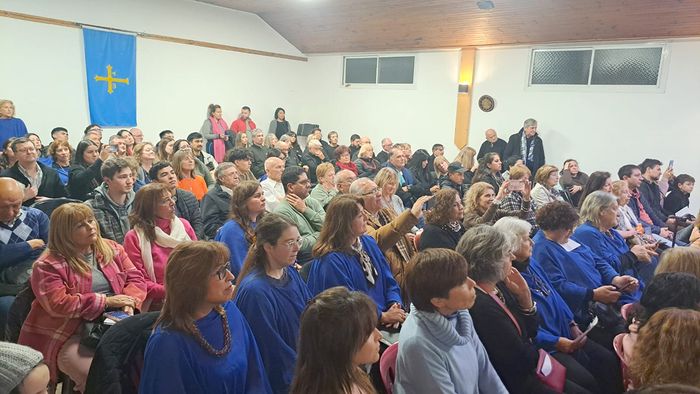 Público. Acompañó al Primer Encuentro Coral de Invierno realizado en el Centro Asturiano