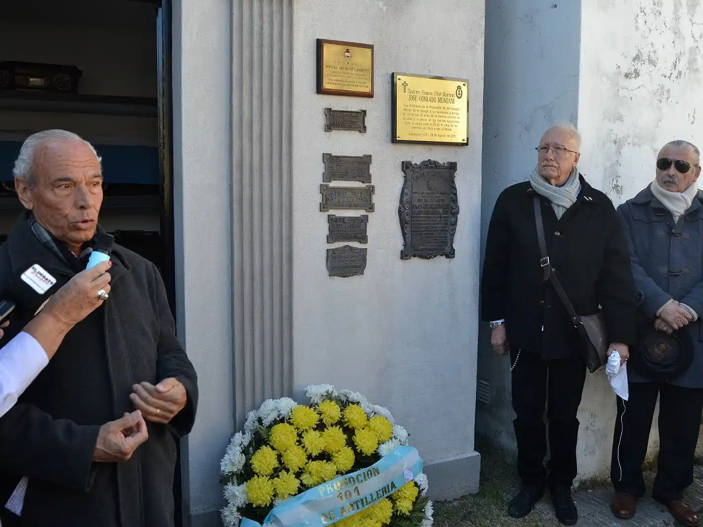 Homenaje por el 50° aniversario de la heroica muerte del Teniente Primero José Conrado Mundani