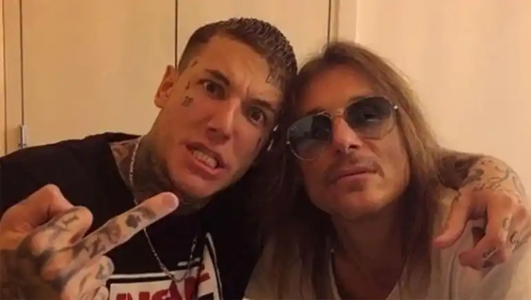 Violenta agresión de Alex Caniggia a un periodista en Ezeiza