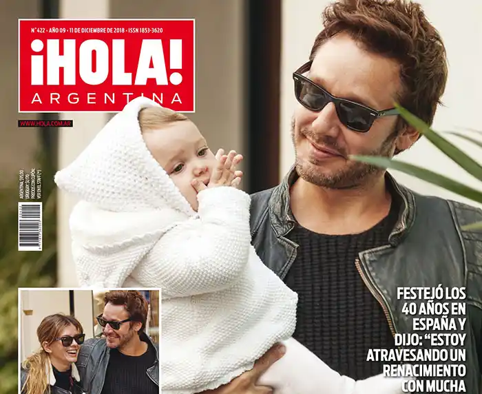Benjamín Vicuña y sus dos mujeres en ¡Hola!