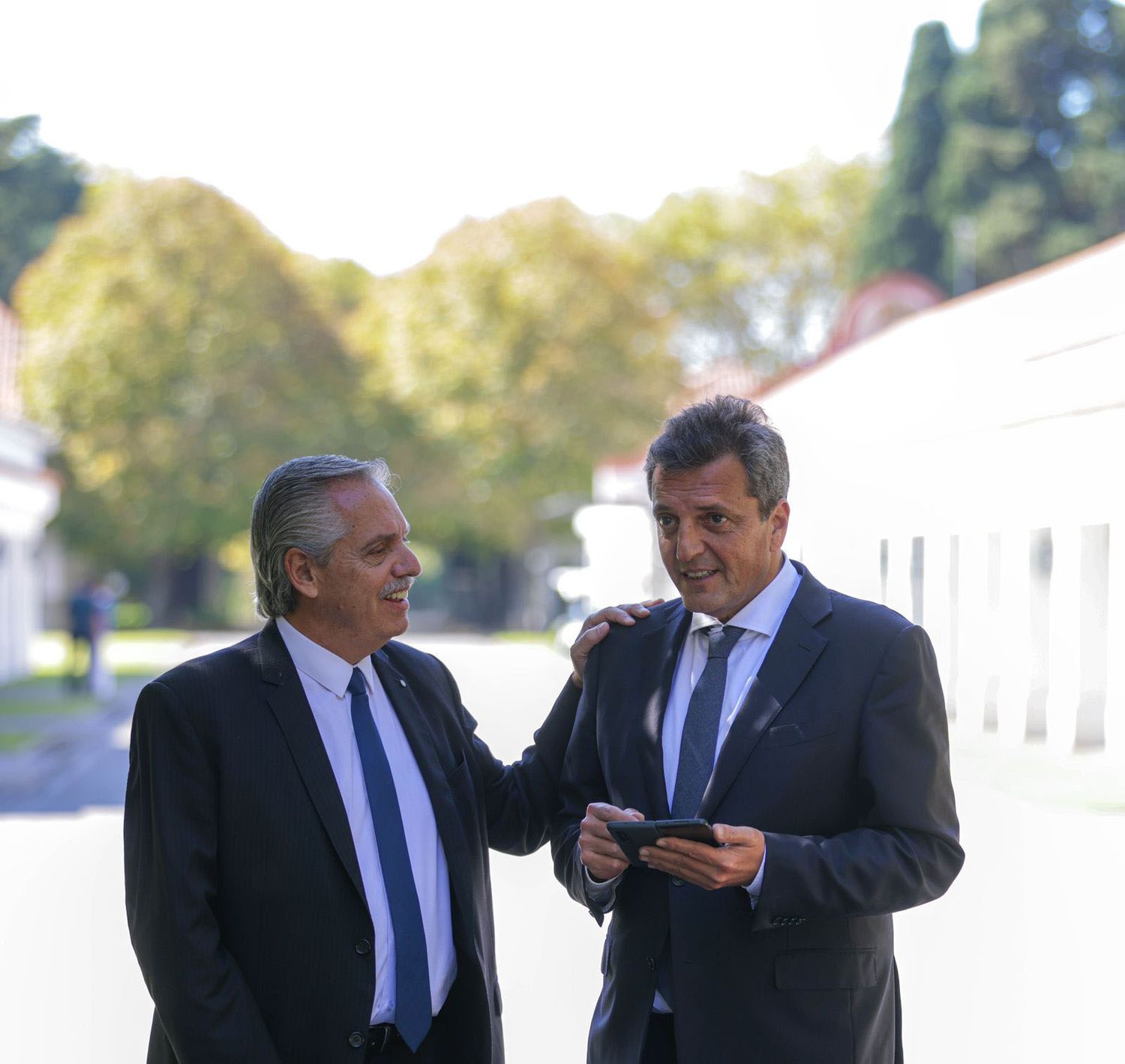 El Presidente y Massa dialogaron en Olivos sobre la coyuntura económica
