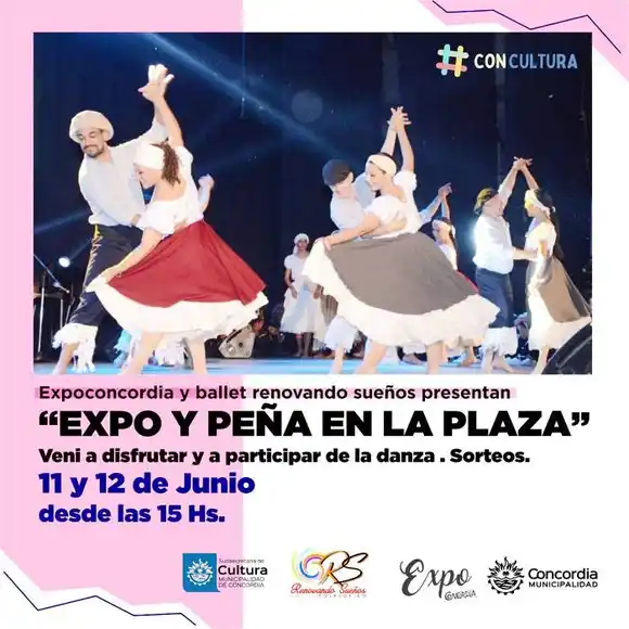 Este fin de semana, la plaza 25 de Mayo recibe a la Expo Concordia