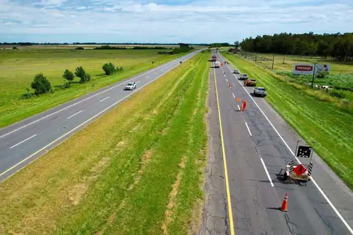Comenzaron las tareas previas a la repavimentación de la ruta 2 entre Chascomús y Dolores
