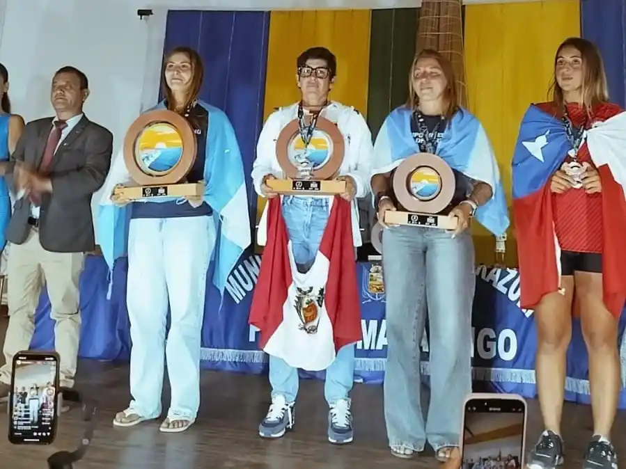 Alma Coletta Spada en lo más alto del podio del Sudamericano.