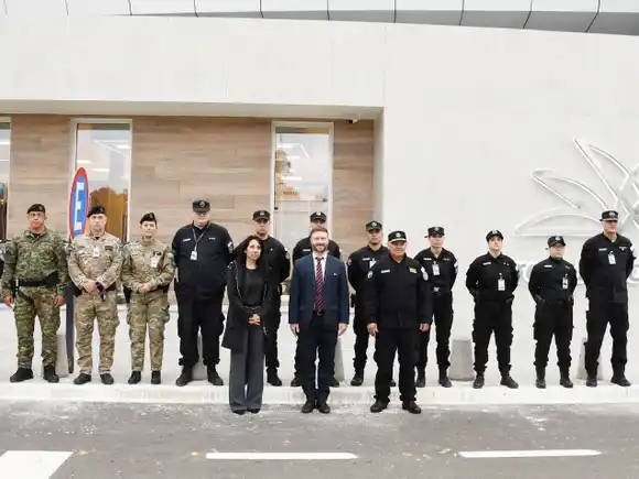 Bienvenida al cuerpo de la Policía de Seguridad Aeroportuaria que operará en Concordia