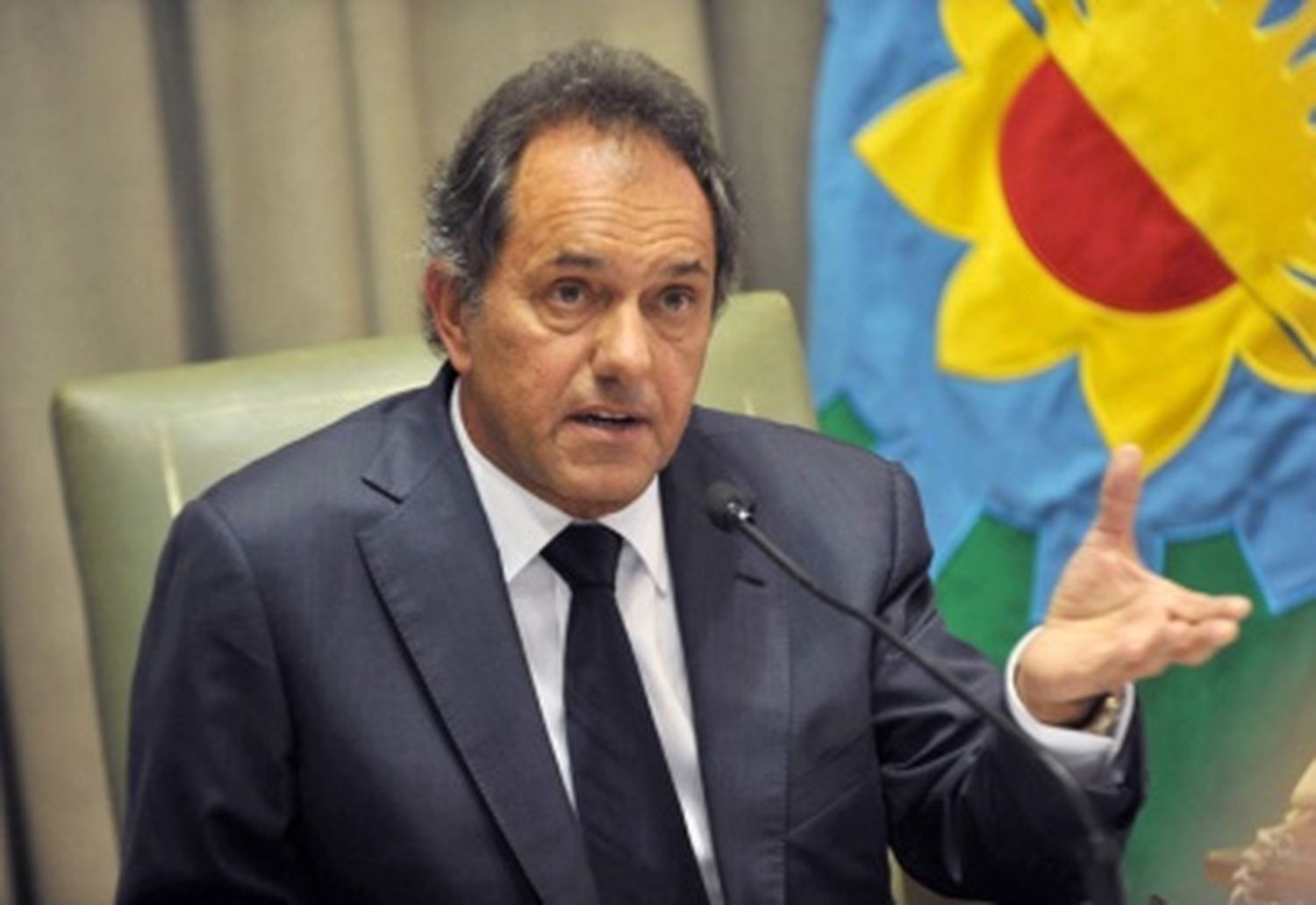 Scioli con productores: "Estamos ante un fenómeno sin precedentes"