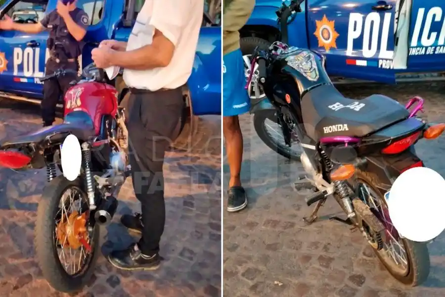 Circulaban por la ciudad con motocicletas sin documentación, sin seguro, sin espejos, con escape libre y sin casco