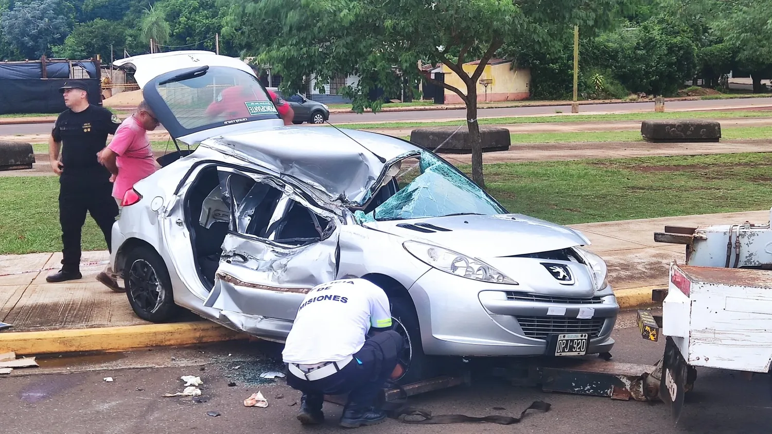 Luto en Posadas: Falleció uno de los estudiantes que había despistado en la Costanera