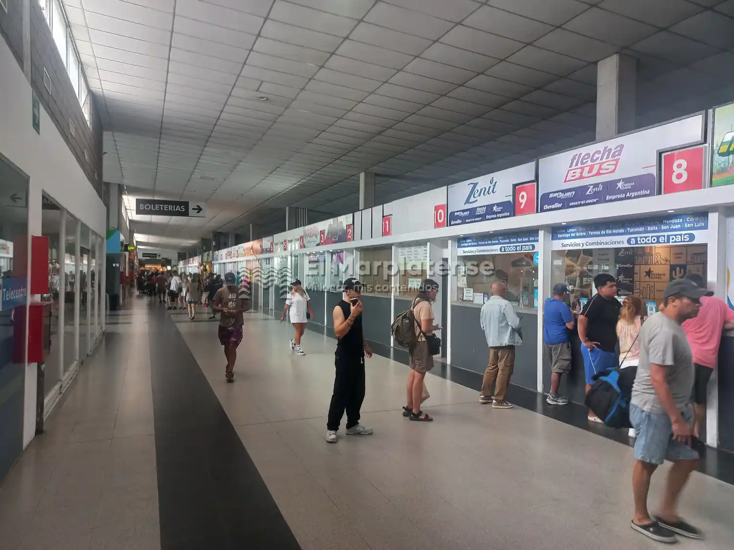 Las empresas de transporte agregaron servicios por el aumento de la demanda.