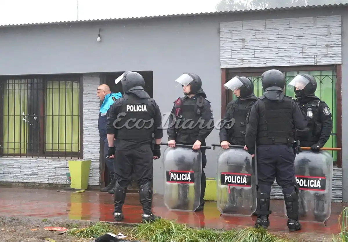 Allanamiento. Se produjo en una casa ubicada en calle 88 al 4.000