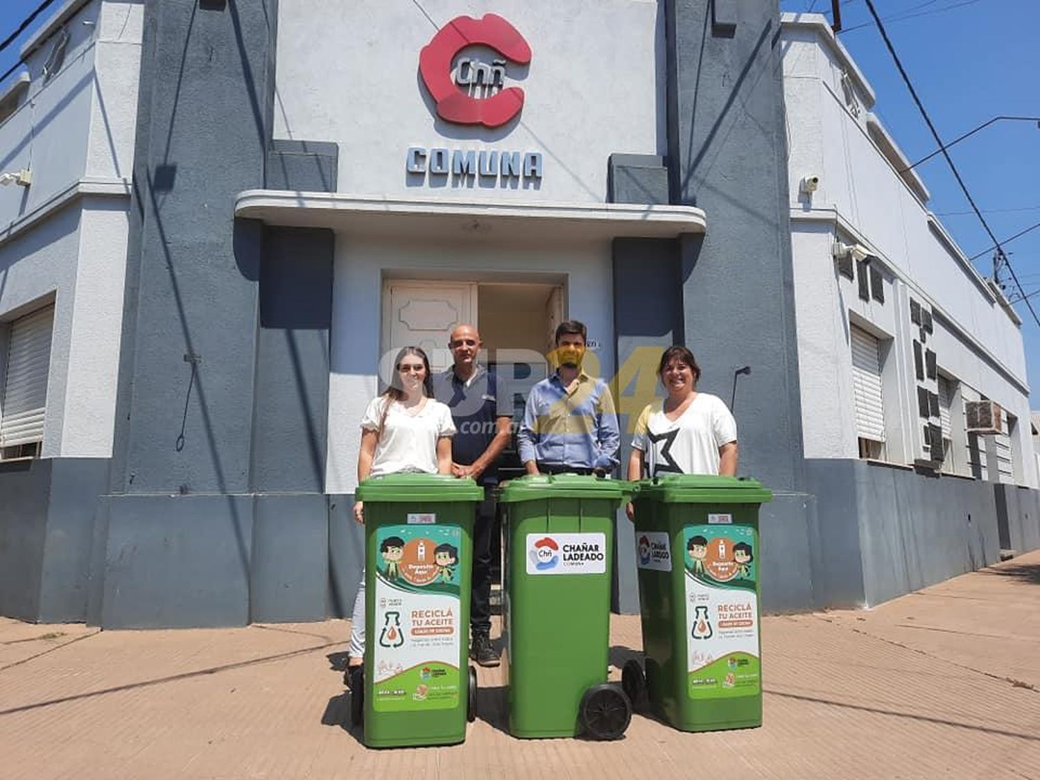 La campaña “Reciclá tu Aceite” llegó a Chañar Ladeado