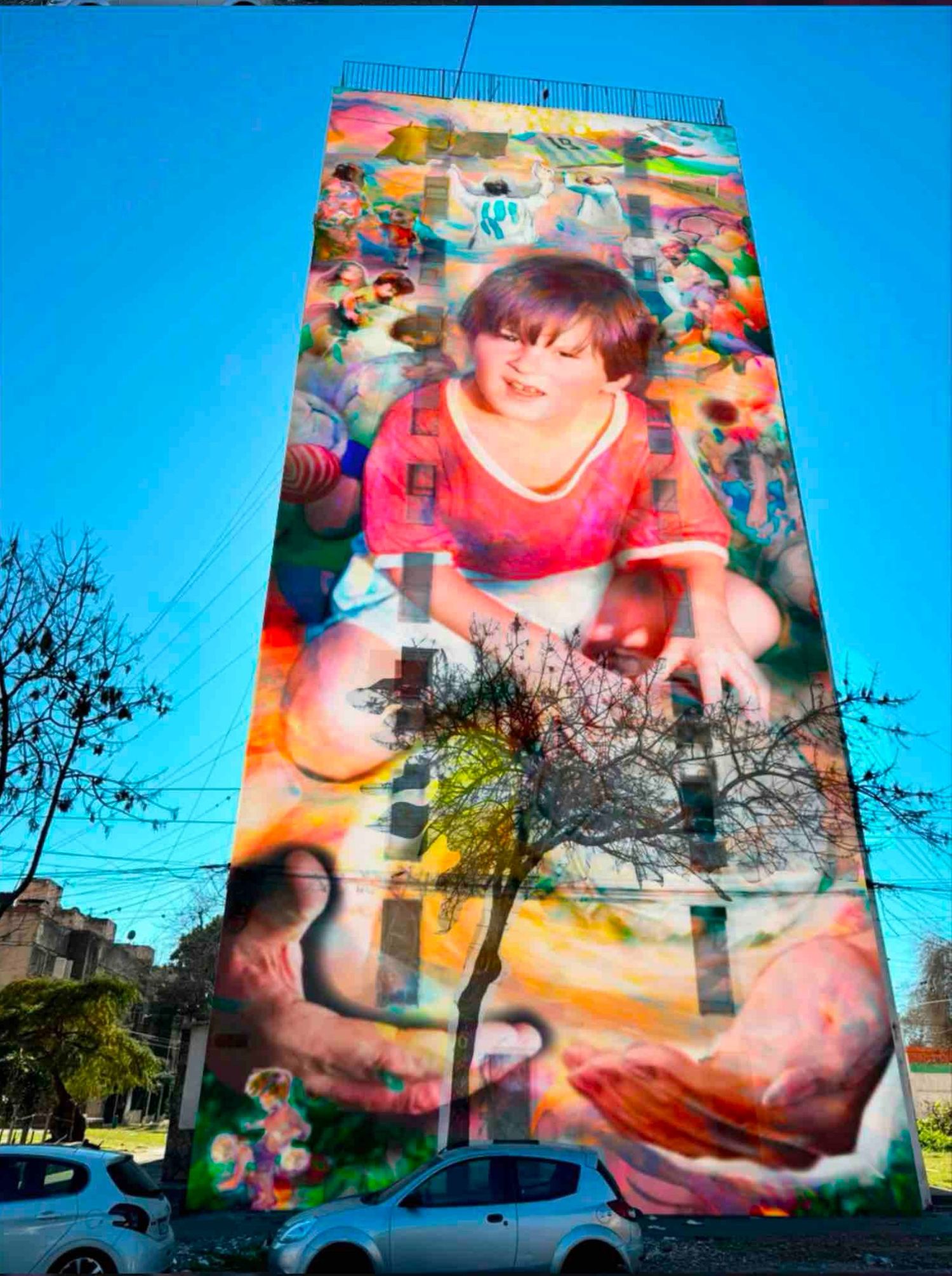 Mural Messi