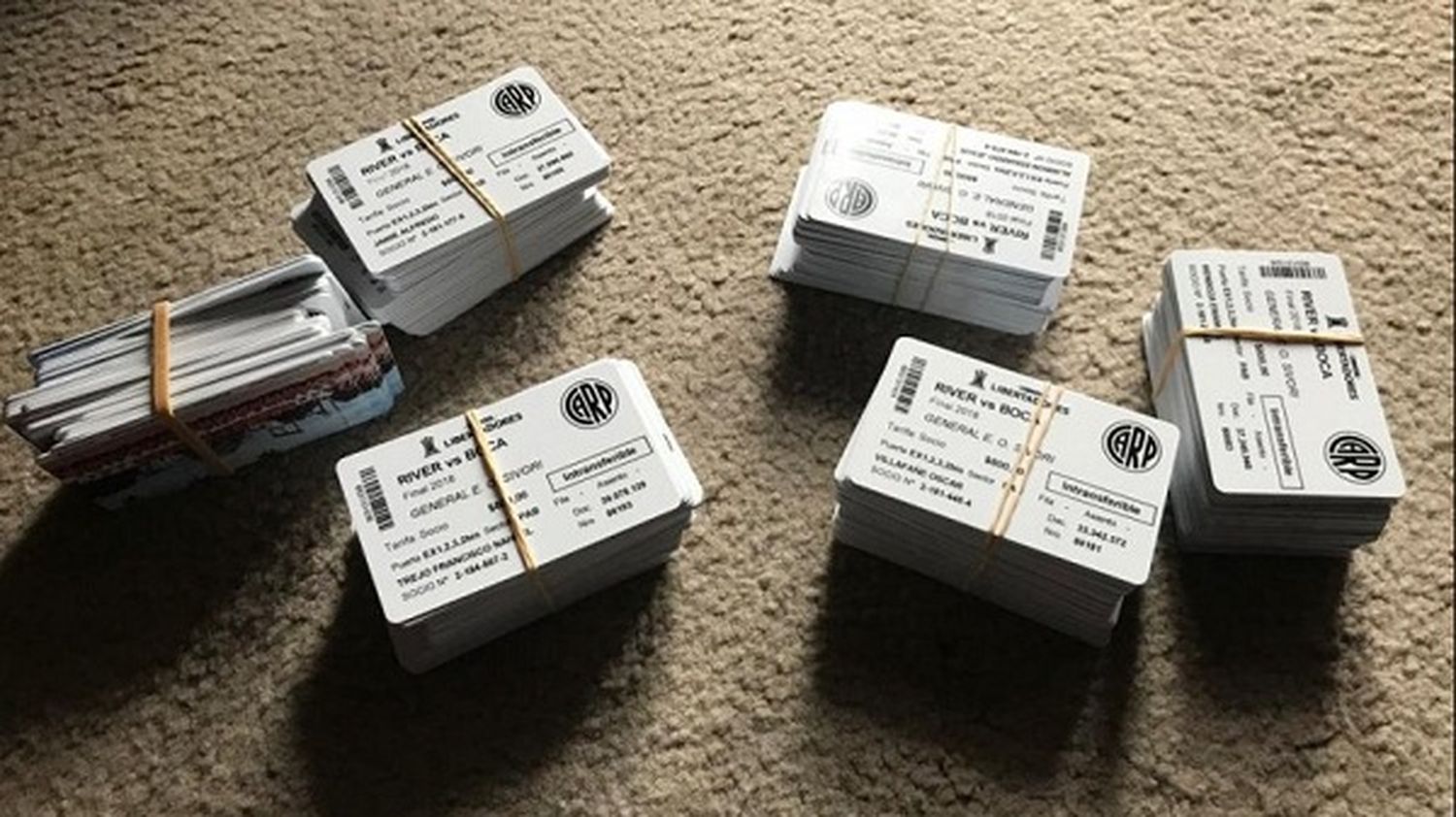 Secuestraron 250 entradas para el Superclásico