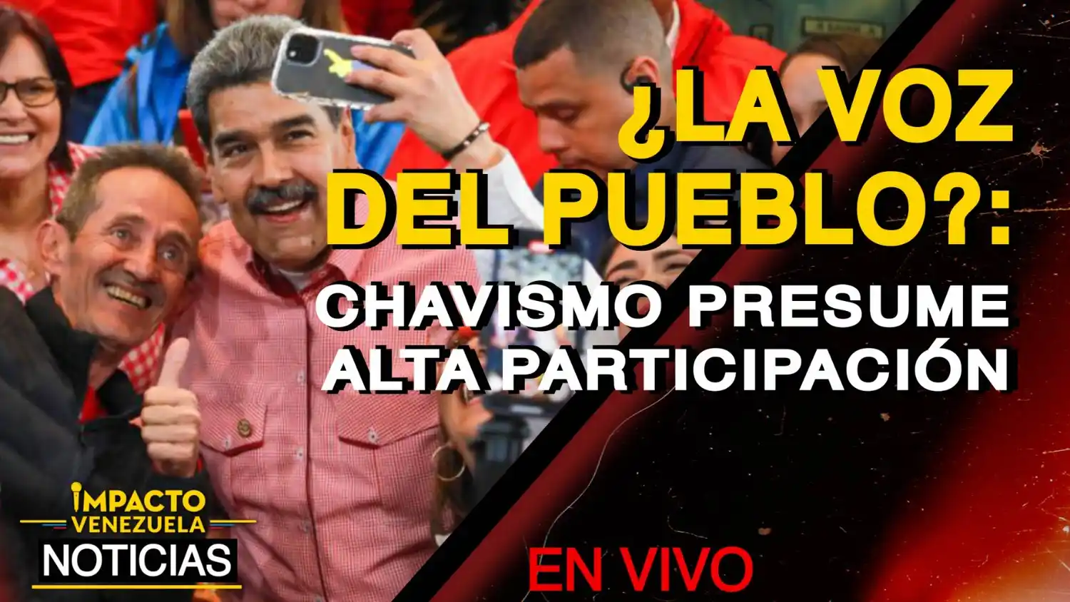 ¿LA VOZ DEL PUEBLO?: Chavismo presume alta participación – VIDEO