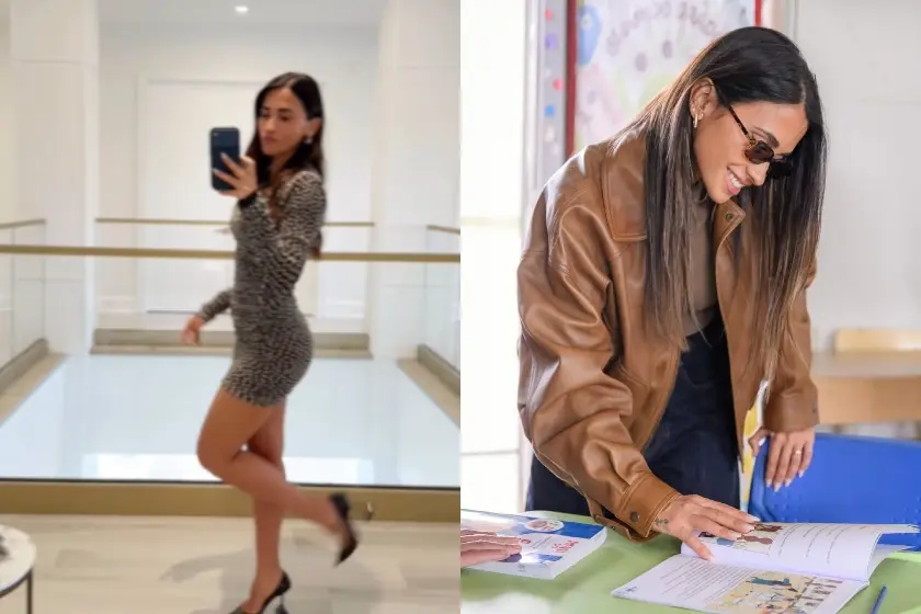 Antonela Roccuzzo anunció una subasta de indumentaria para ayudar a una escuela en Cabin 9