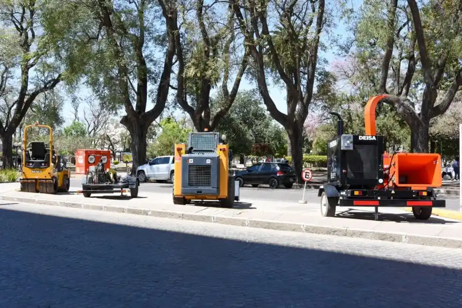 El municipio sumó equipos  y maquinarias para modernizar la calidad de los servicios