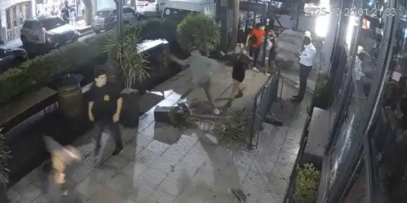 Cumpleaños terminó a los piedrazos en un boliche de Lanús: destrozos, una empleada herida y acusaciones cruzadas