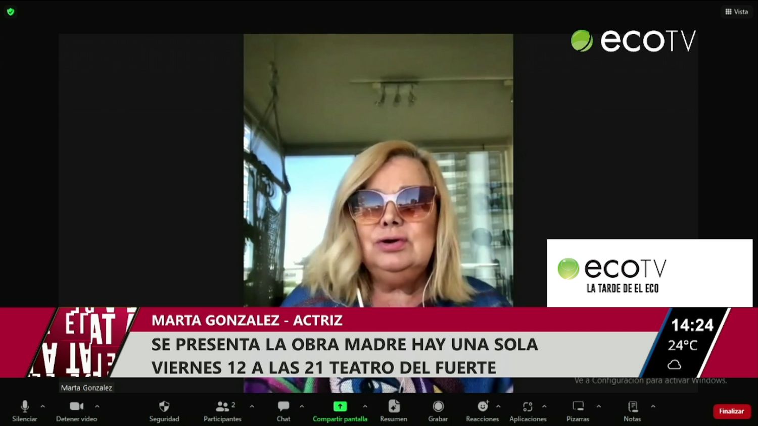 Se presenta la obra "Madre hay una sola"