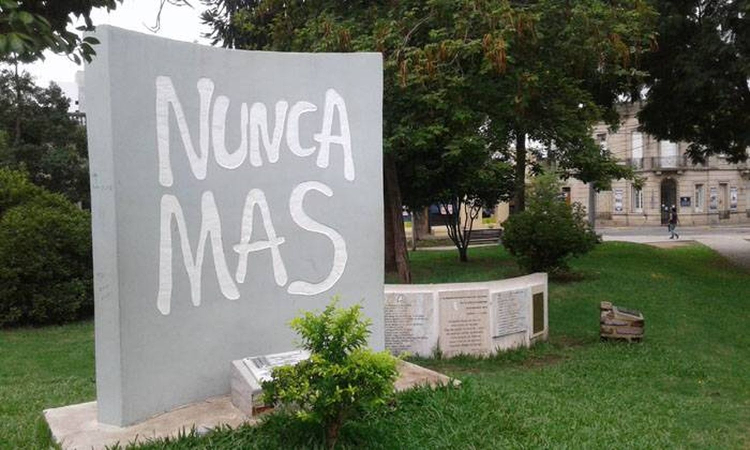 Inauguración del Paseo de la Memoria