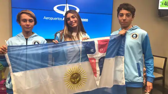 Tres marplatenses en México esperando la competencia