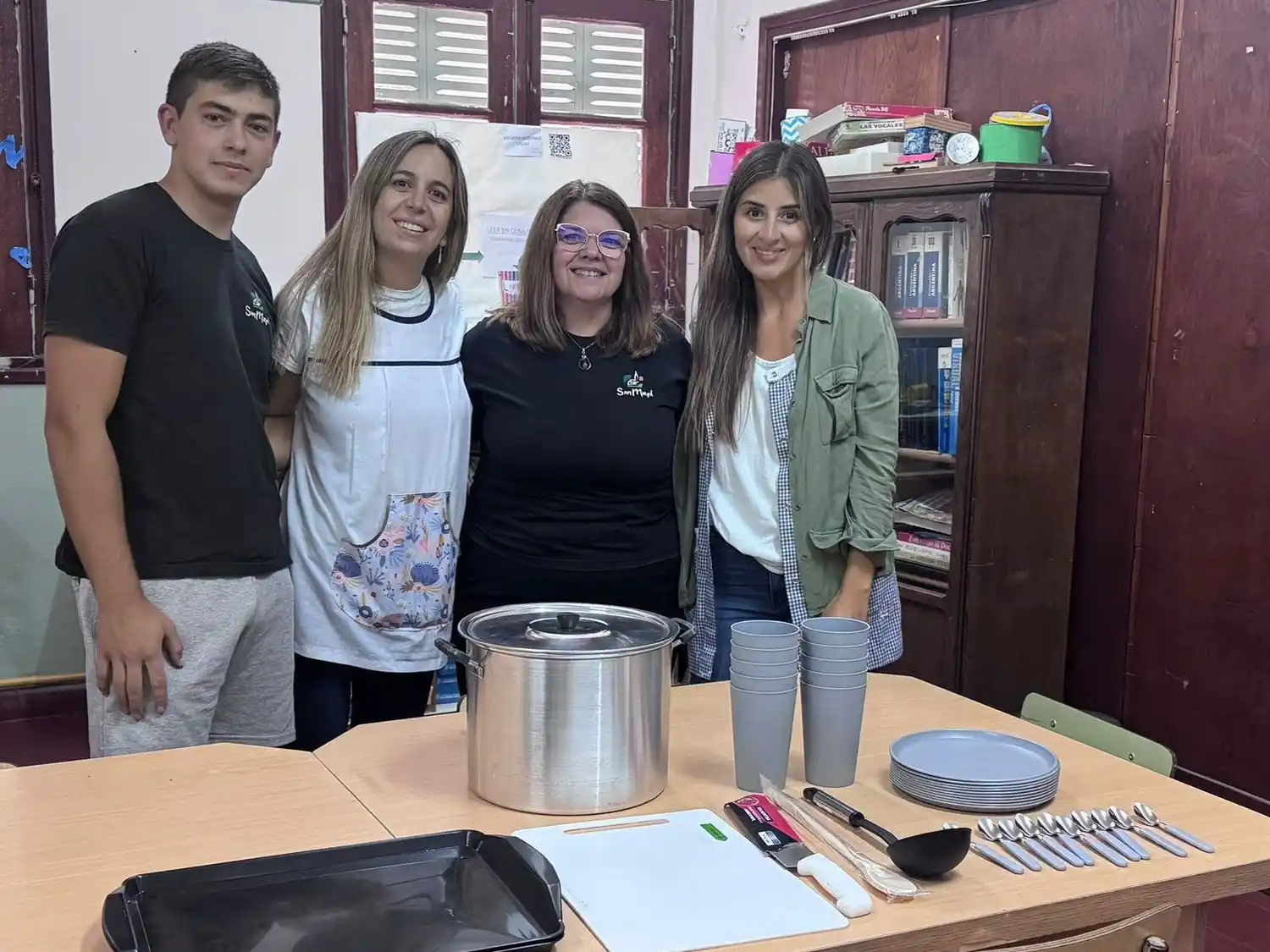 Del acto de entrega formaron parte Leonel Labrunée, Ana Inés Pospichal, Paola Gasaneo y Paula Vidal